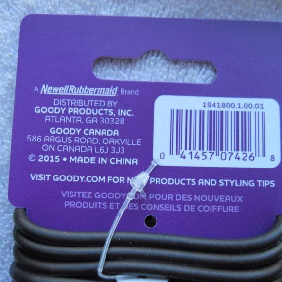 14 Goody Slide Proof Bold All Day Hold Stay Secure Elastic Ponytailer Hair Bands - Picture 12 of 16